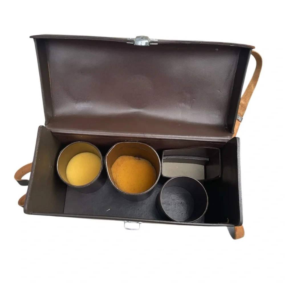 Vintage Leitz Wetzlar Leica Hard Case, Made In Germany, Shoulder‎ Strap, GUC